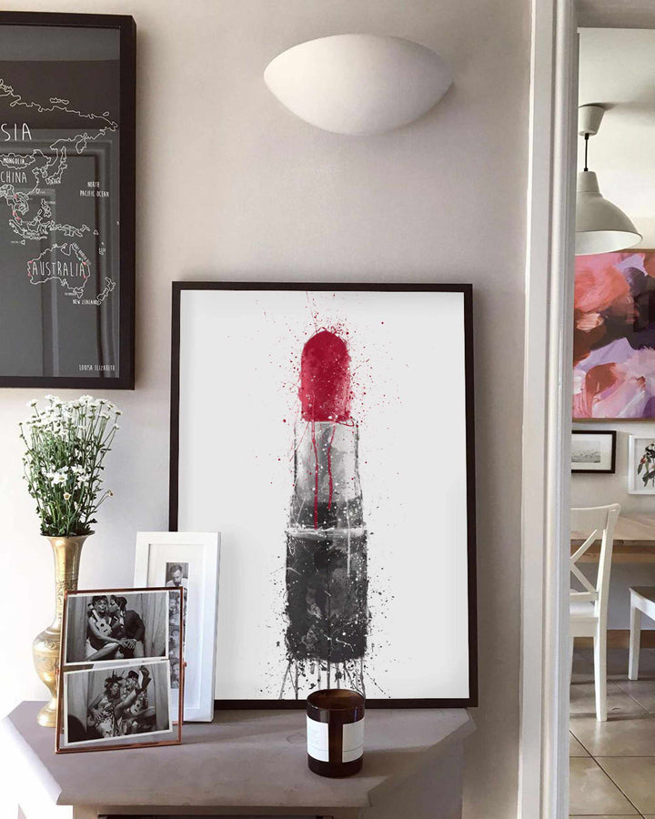 Lipstick Wall Art Print 'Diva'