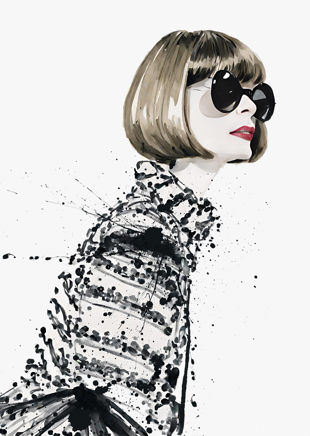 Wintour Is Here' Fashion Wall Art Print