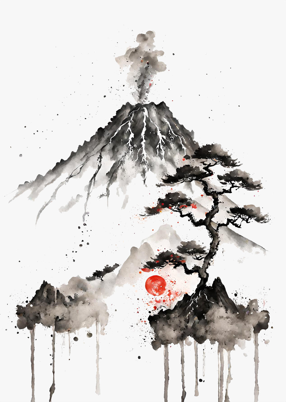 Majestic Mount Fuji Wall Art Print