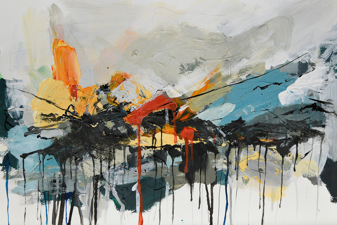 Infinite Hills' Original Abstract Painting, Alison Astor