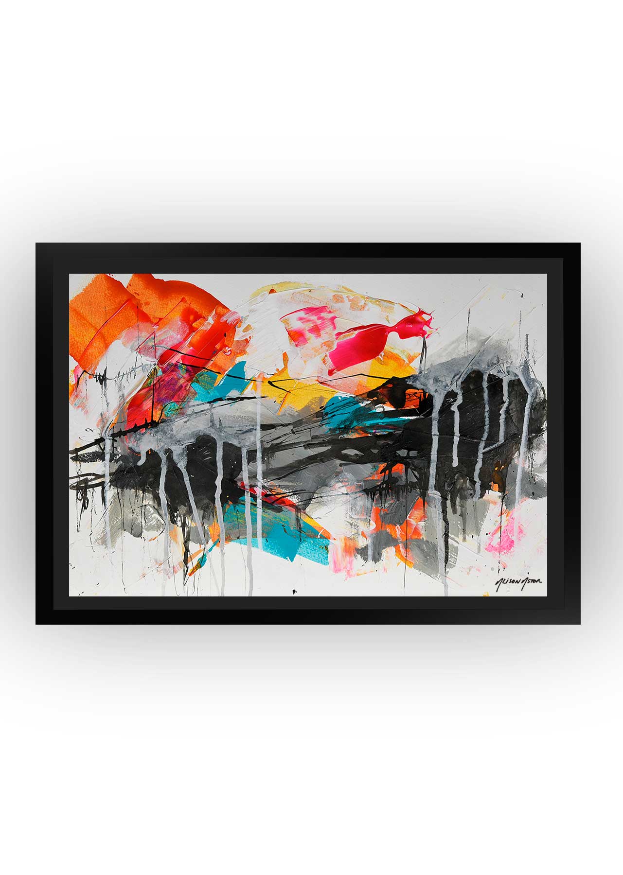 'Bright Day' Original Abstract Painting, Alison Astor