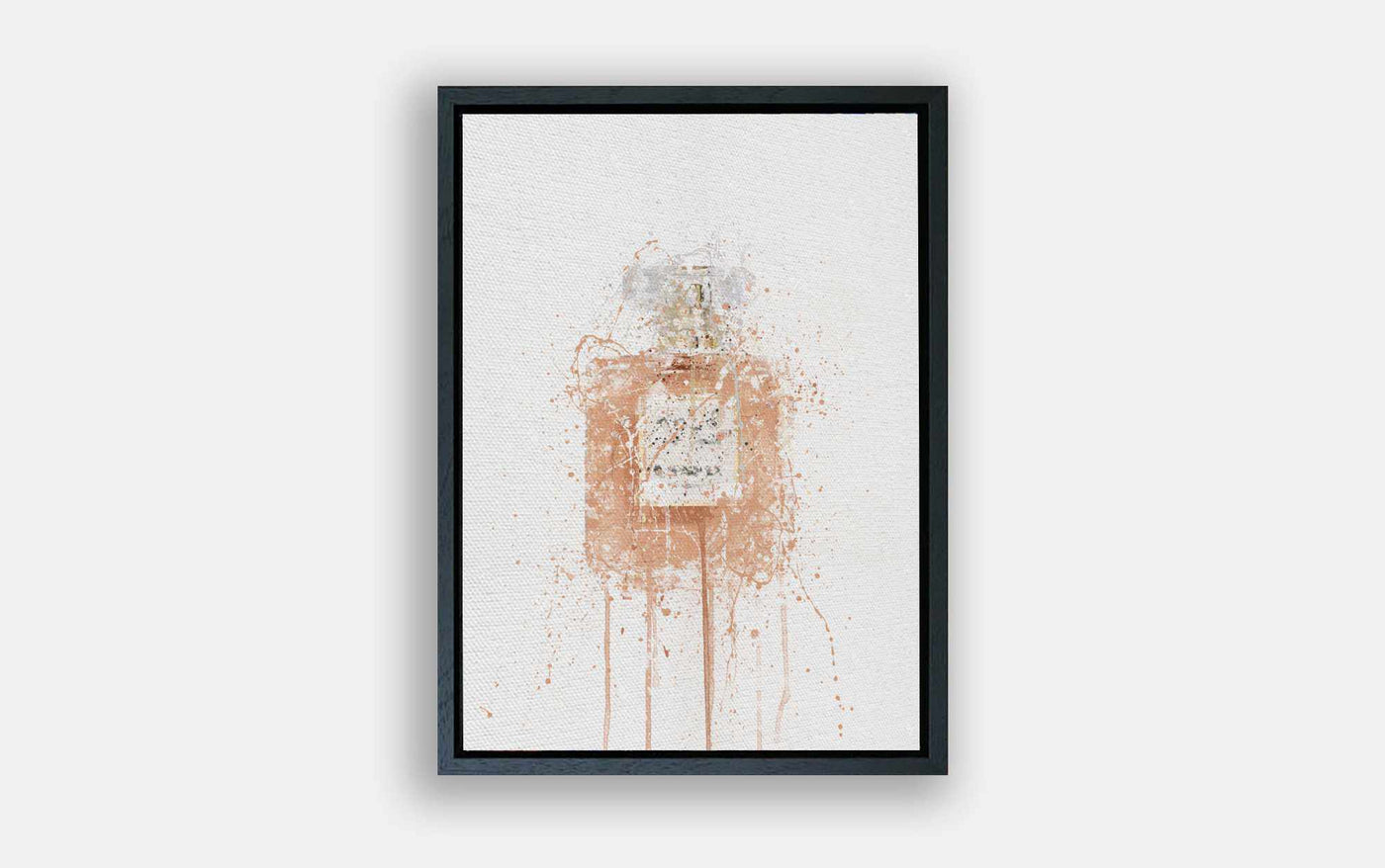 Premium Canvas Wall Art Print Fragrance Bottle 'Blush'-We Love Prints