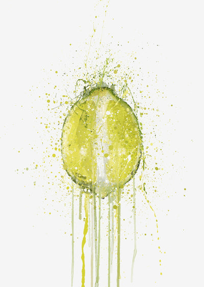 Lime Fruit Wall Art Print-We Love Prints