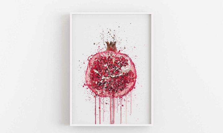 Granatapfel-Frucht-Wand-Kunstdruck