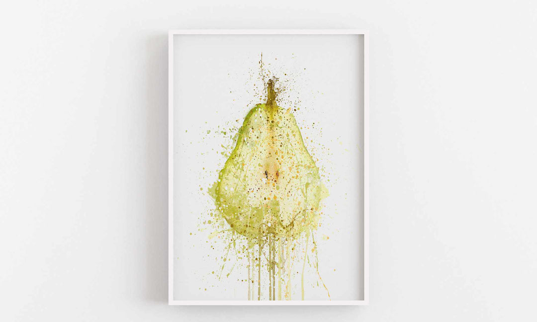 Birnen-Frucht-Wand-Kunstdruck