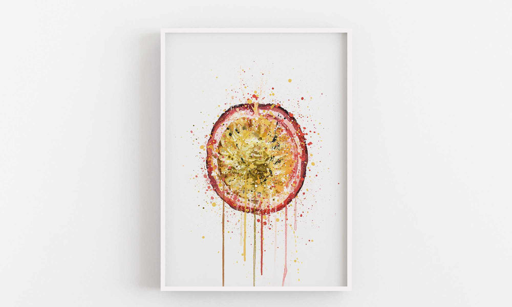 Passionfruit Fruit Wall Art Print-We Love Prints