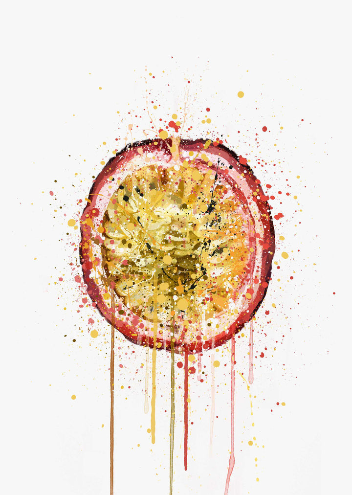 Passionfruit Fruit Wall Art Print-We Love Prints