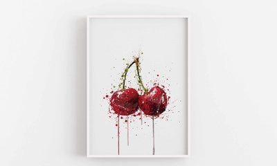 Cherry Fruit Wall Art Print-We Love Prints