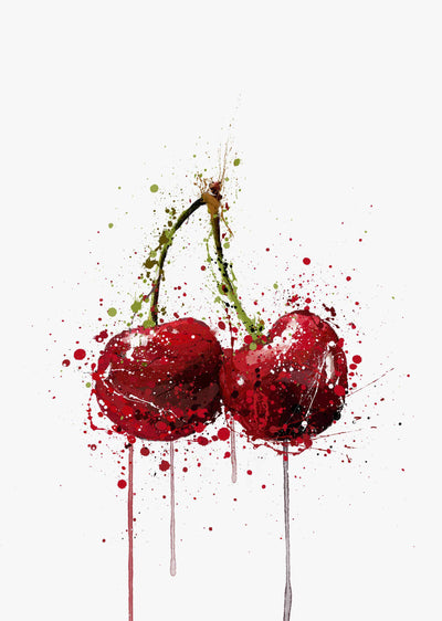 Cherry Fruit Wall Art Print-We Love Prints