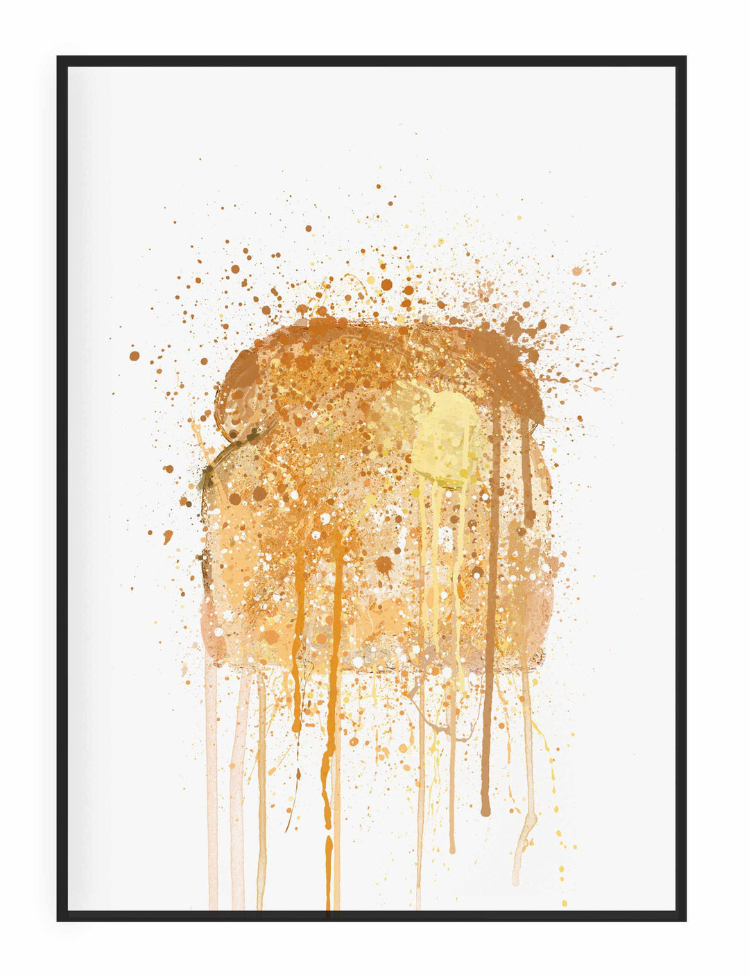 Buttered Toast-Wand-Kunstdruck