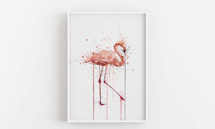 Pink Flamingo Wall Art Print-We Love Prints