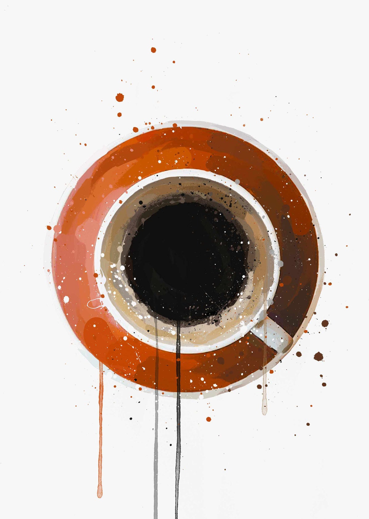 Kaffee Wandbild 'Americano'