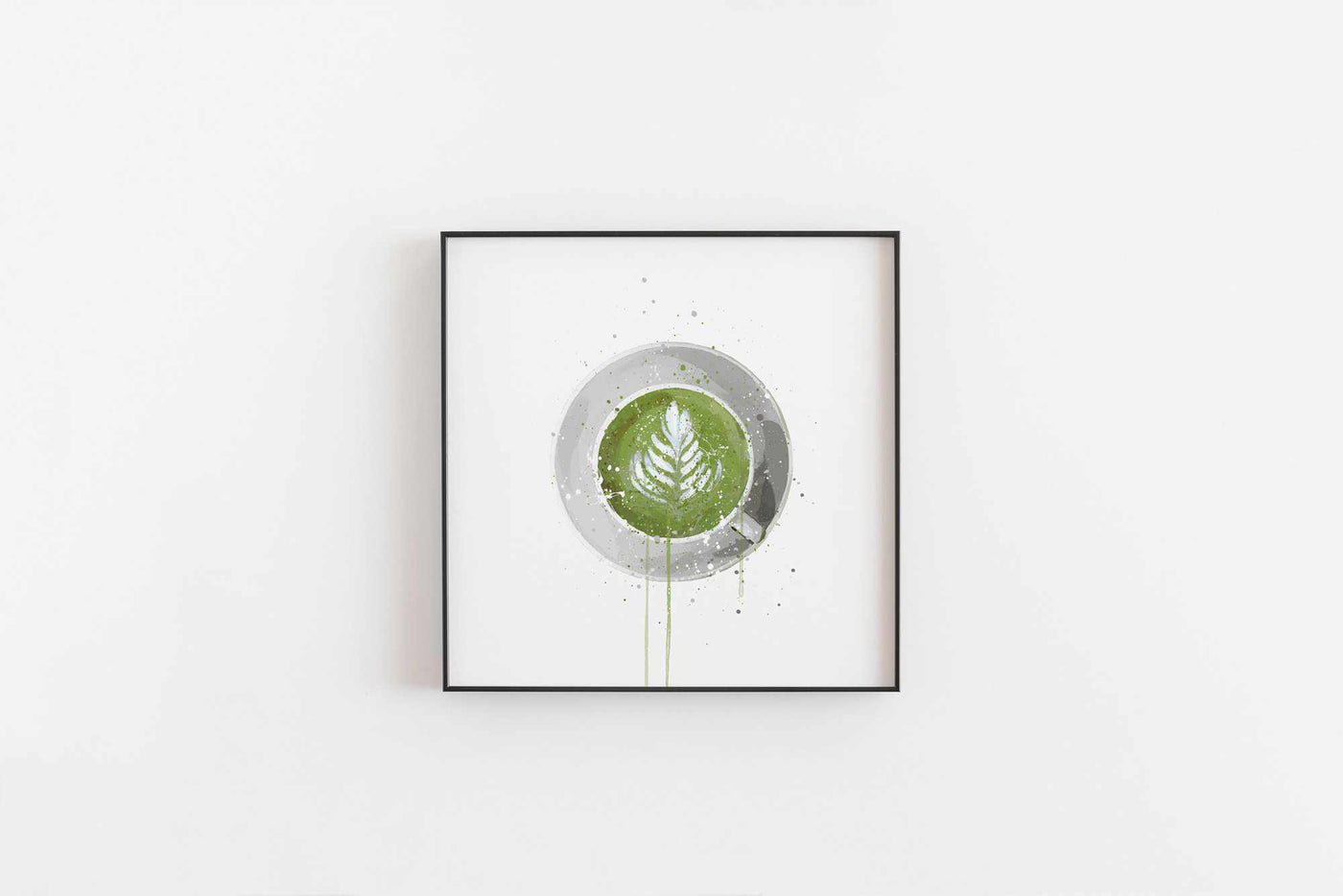 Tea Wall Art Print 'Matcha Latte'-We Love Prints