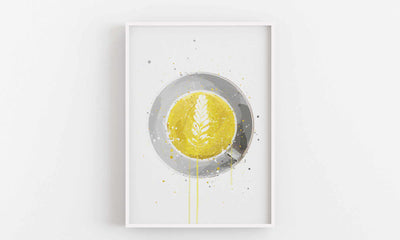 Tea Wall Art Print 'Turmeric Latte'-We Love Prints