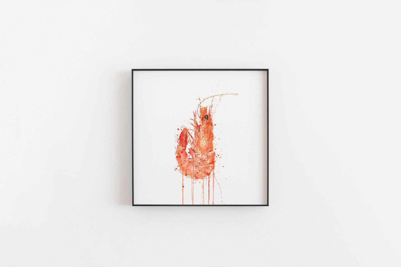 Seafood Wall Art Print 'Prawn'-We Love Prints