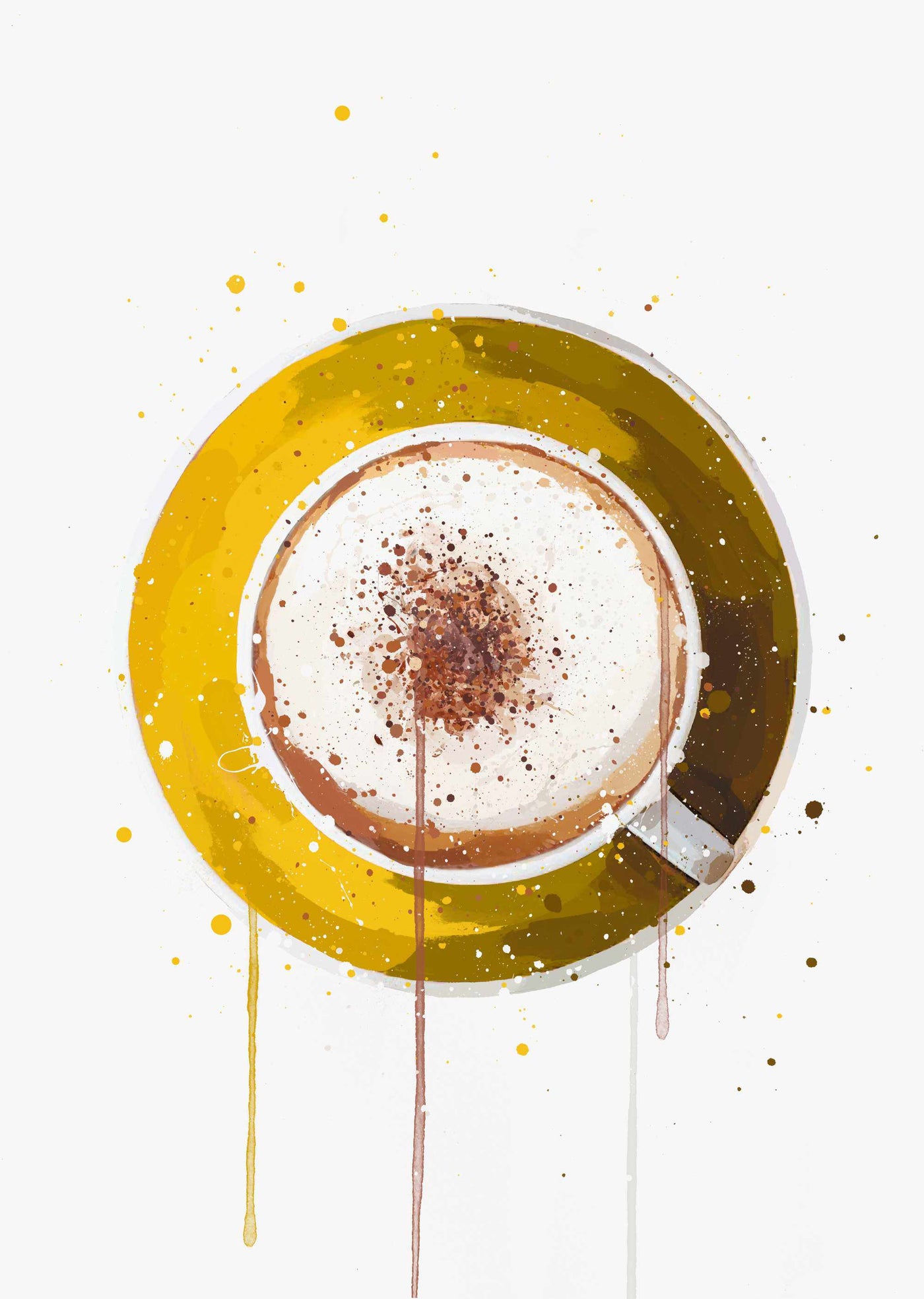 Coffee Wall Art Print 'Cappuccino'-We Love Prints