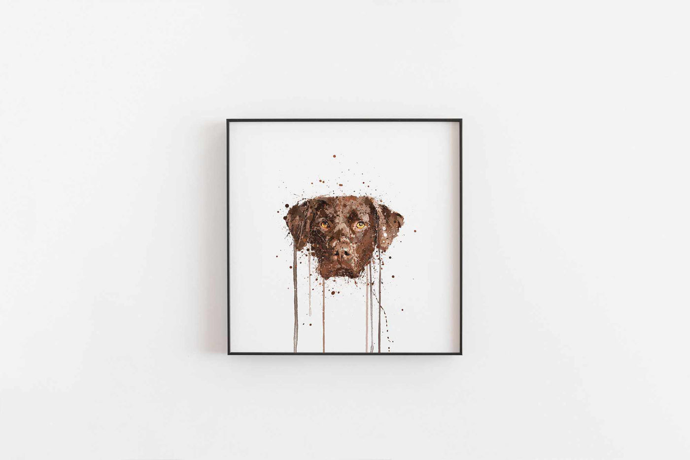 Chocolate Labrador Wall Art Print-We Love Prints