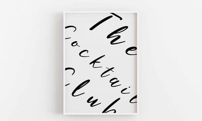 Typographic Wall Art Print-We Love Prints