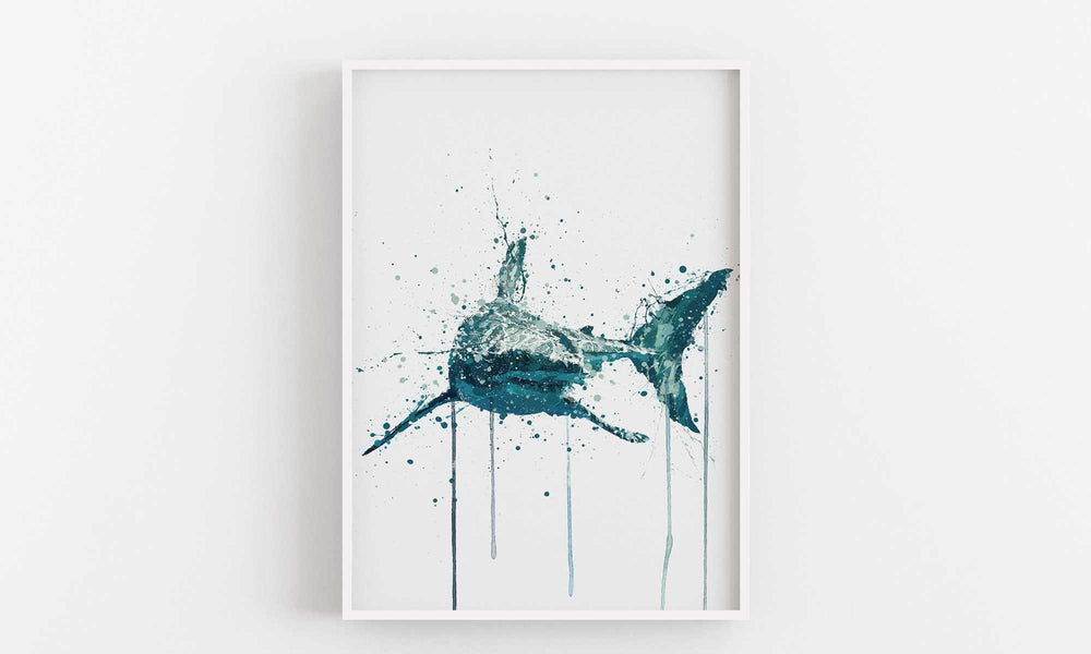 Sea Creature Wall Art Print 'Shark'-We Love Prints
