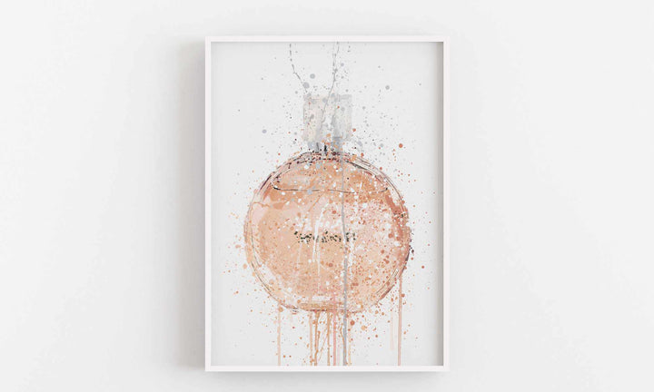 Fragrance Bottle Wall Art Print 'Peachy'-We Love Prints