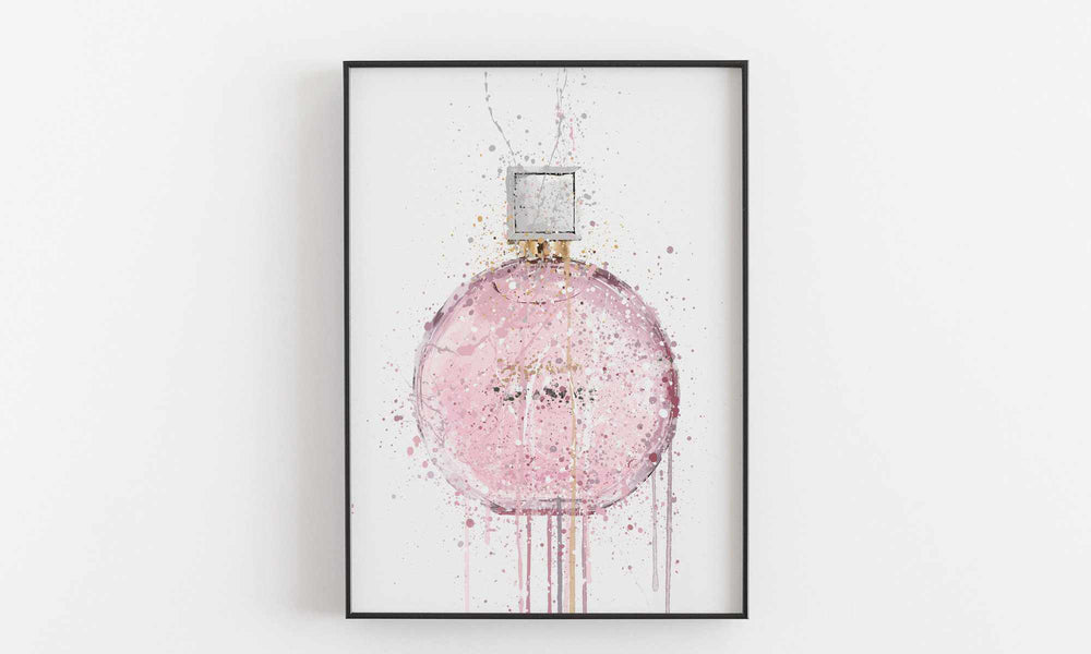 Fragrance Bottle Wall Art Print 'Pastel Pink'-We Love Prints | legacy-mockup
