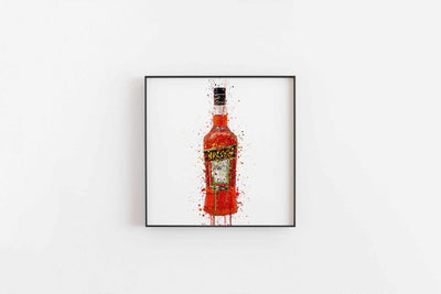 Liquor Bottle Wall Art Print 'Italia'-We Love Prints