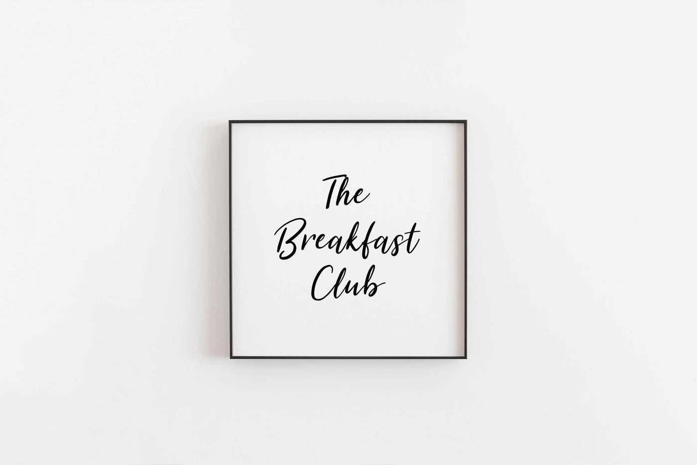 Typographic Wall Art Print 'The Breakfast Club'-We Love Prints