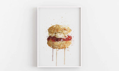 Cake Wall Art Print 'Scone'-We Love Prints