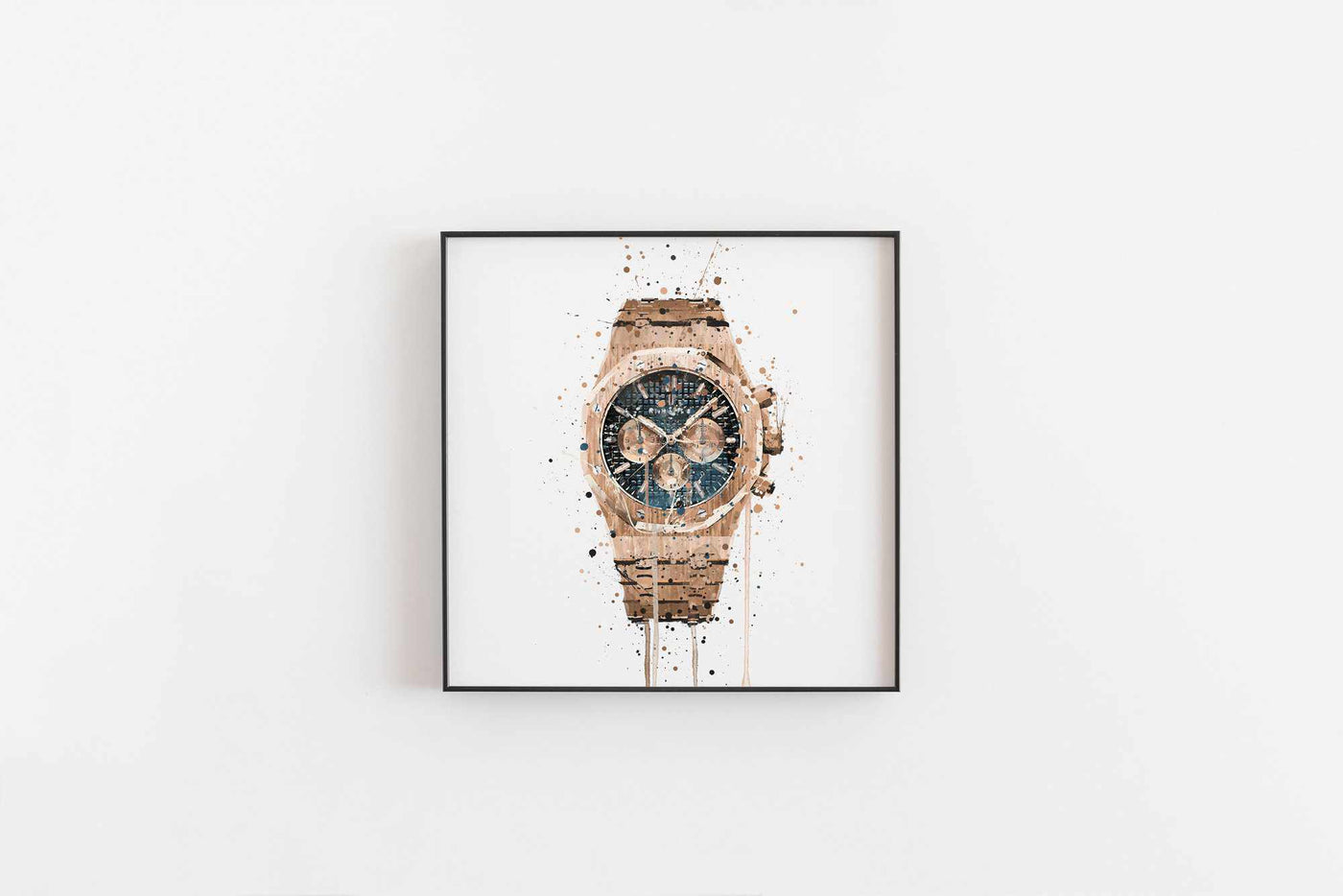 Wrist Watch Wall Art Print 'Walnut'