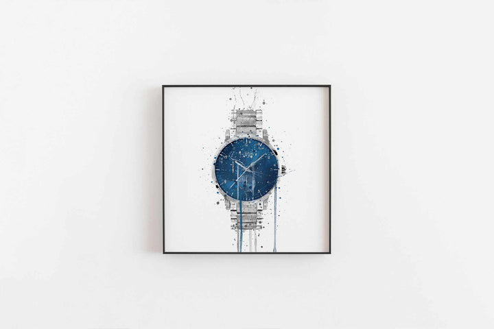 Armbanduhr Wand Kunstdruck 'Nebula'