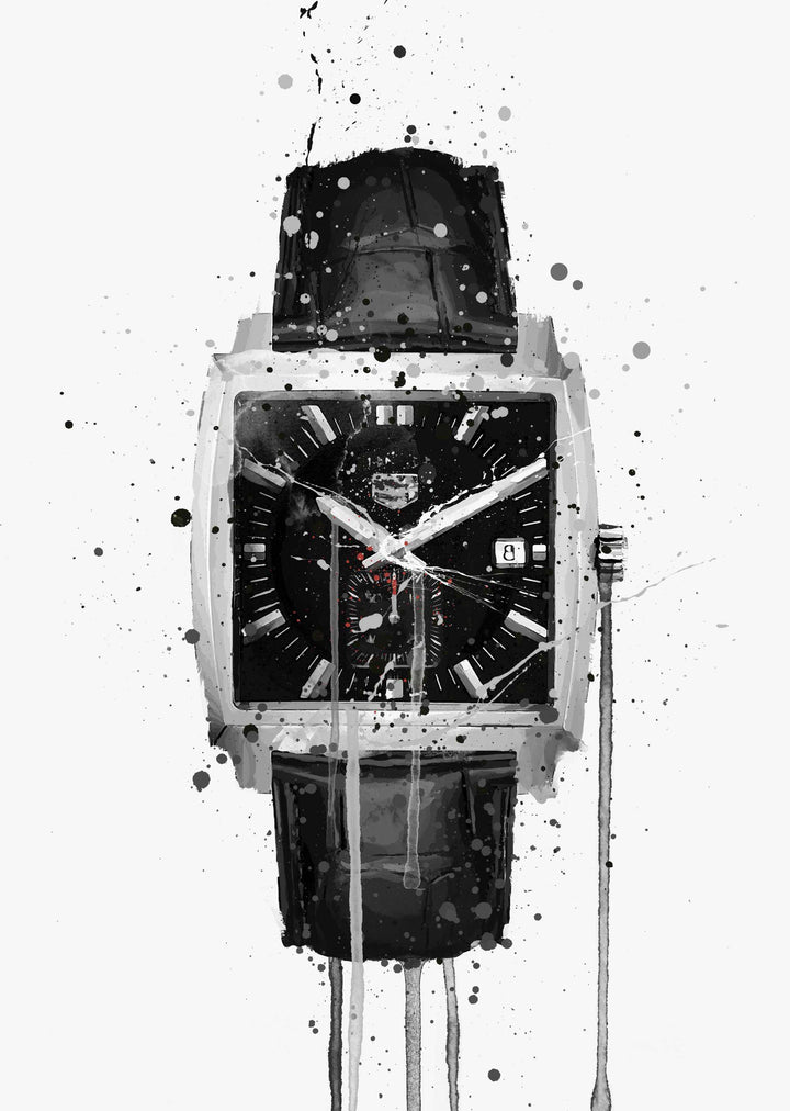Armbanduhr Wand Kunstdruck 'Smoke'