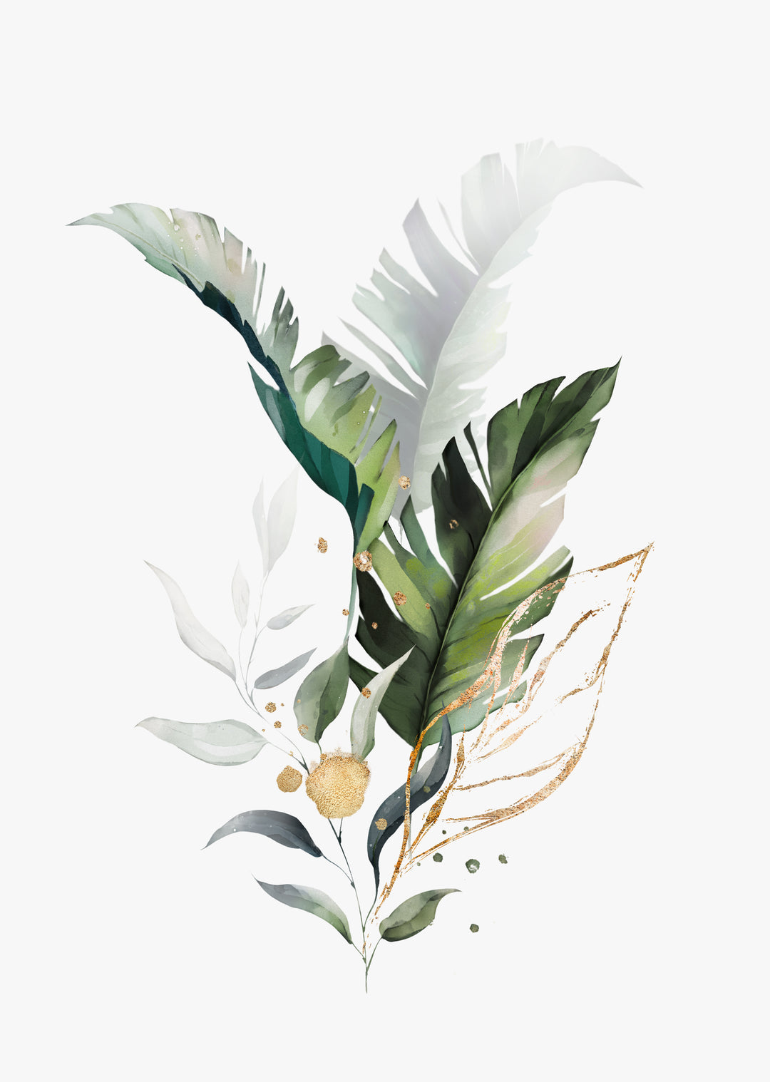 Botanischer Kunstdruck 'Eden' - Pflanzendrucke, botanische Kunstdrucke und botanische Illustrationen