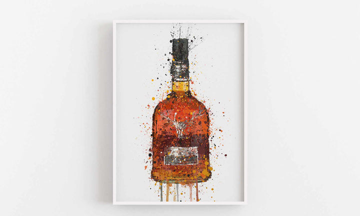 Whiskyflasche Wandbild 'Sienna'