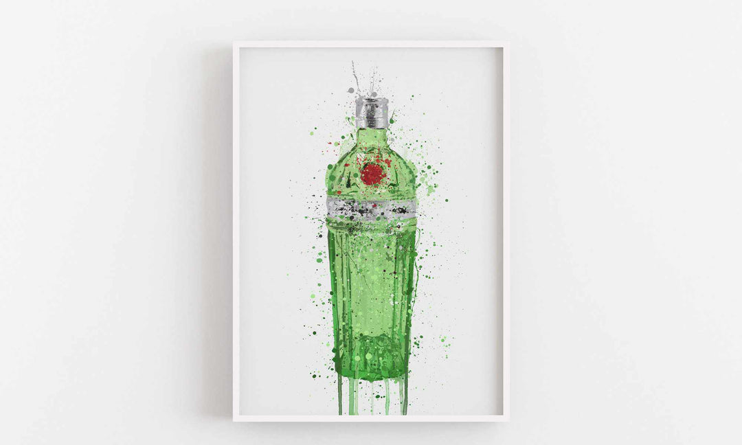 Gin Flasche Wandbild 'Emerald 2.0'