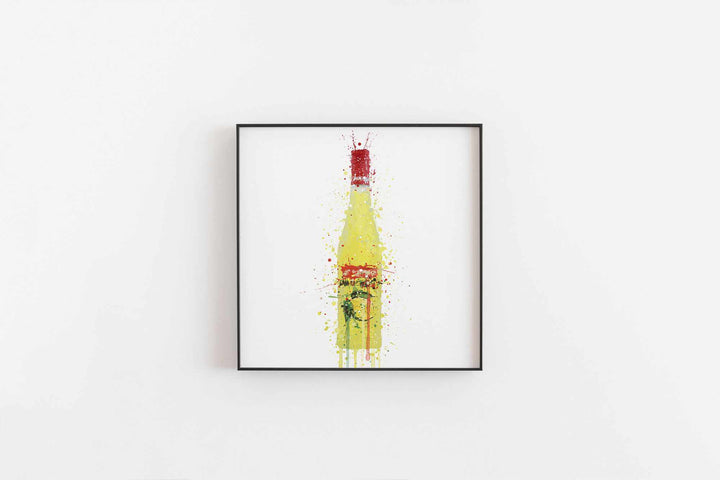 Liqueur Bottle Wall Art Print 'Citrus'