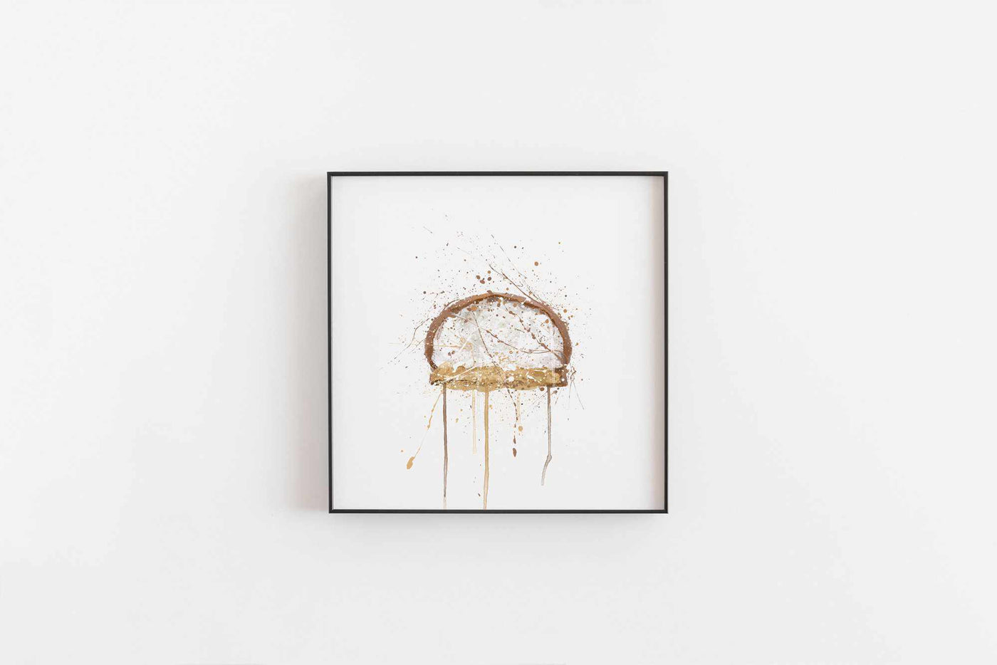 Cake Wall Art Print 'Mallow Biscuit'