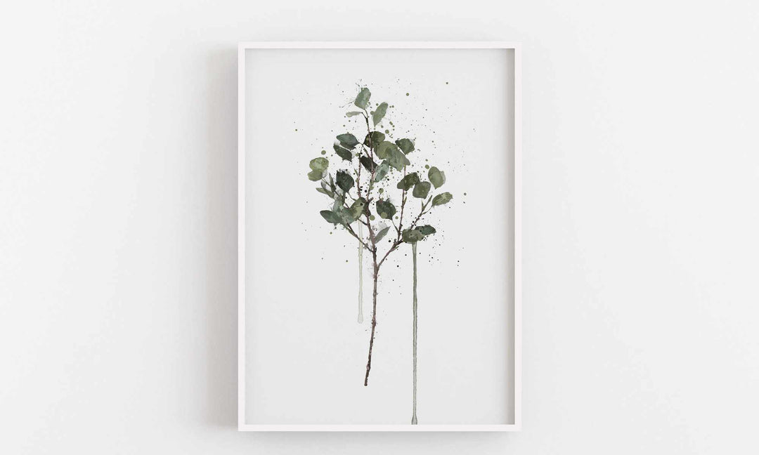 Eukalyptus-Wand-Kunstdruck - Pflanzendrucke, botanische Kunstdrucke und botanische Illustrationen