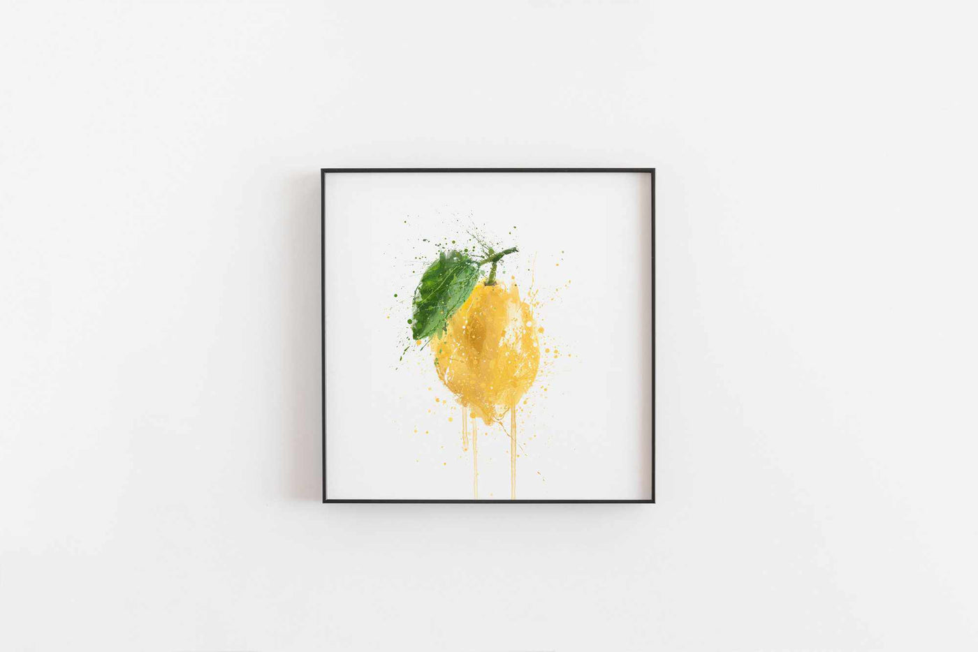 Whole Lemon Fruit Wall Art Print