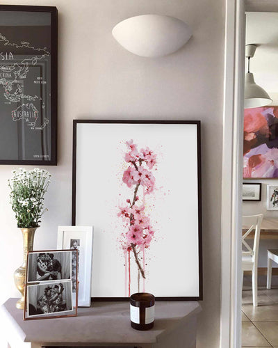 Flower Wall Art Print 'Cherry Blossom'