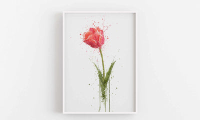 Flower Wall Art Print 'Tulip'