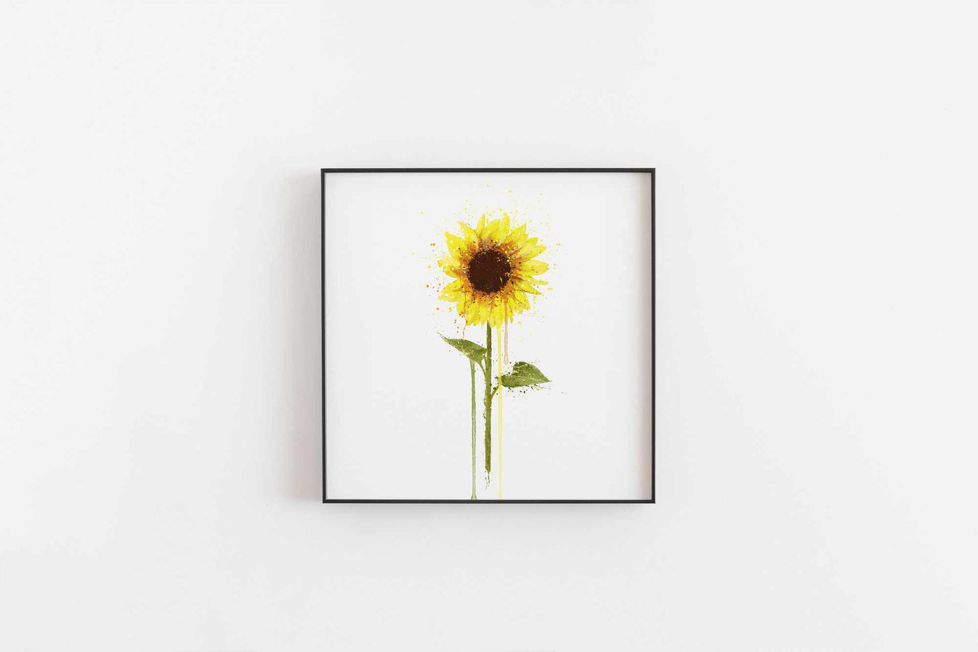 Flower Wall Art Print 'Sunflower'