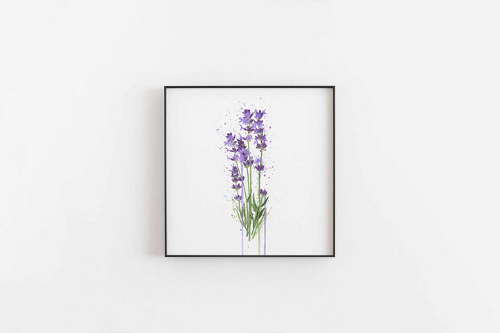 Blumen Wandbild 'Lavendel'