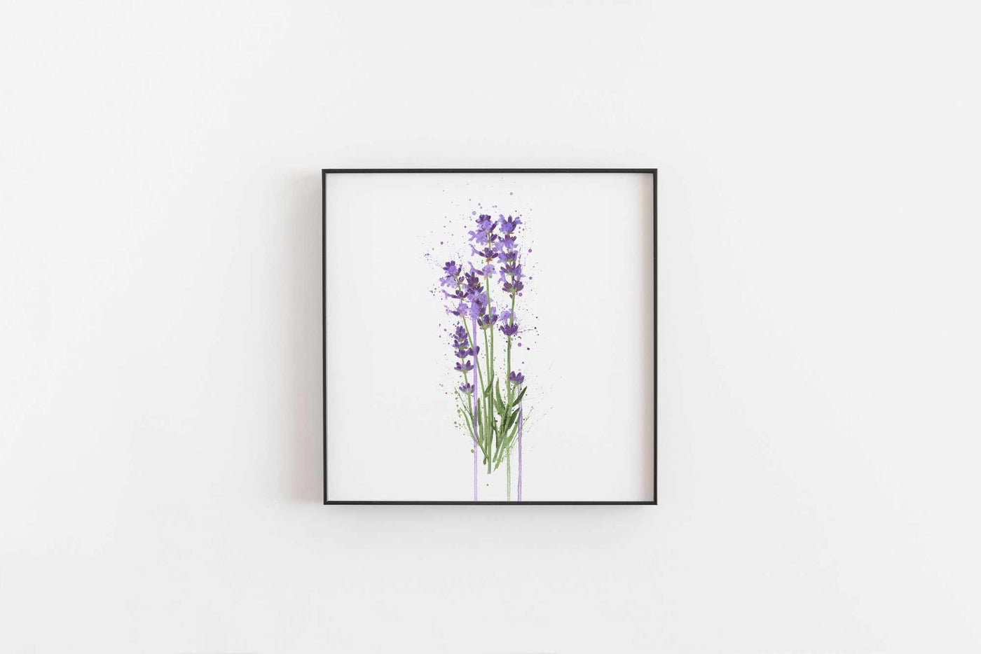 Flower Wall Art Print 'Lavender'