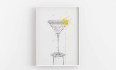 Martini Cocktail Wall Art Print