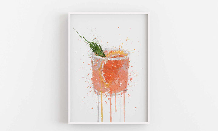 Paloma Cocktail-Wand-Kunstdruck