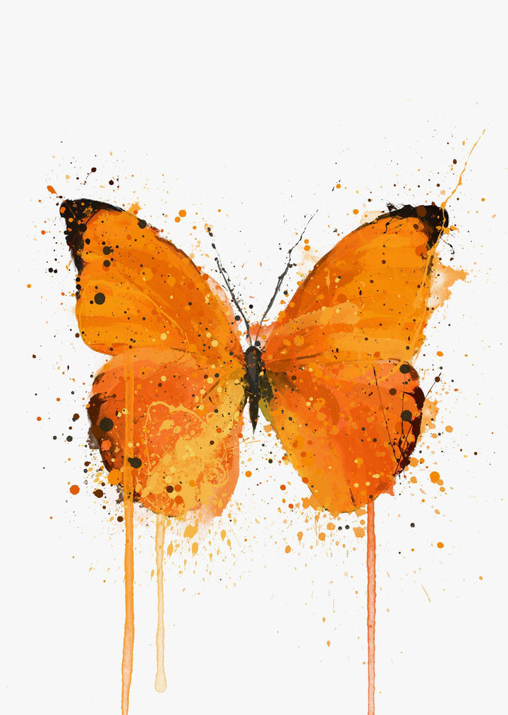 Schmetterlings-Wandbild 'Tangerine Dream'
