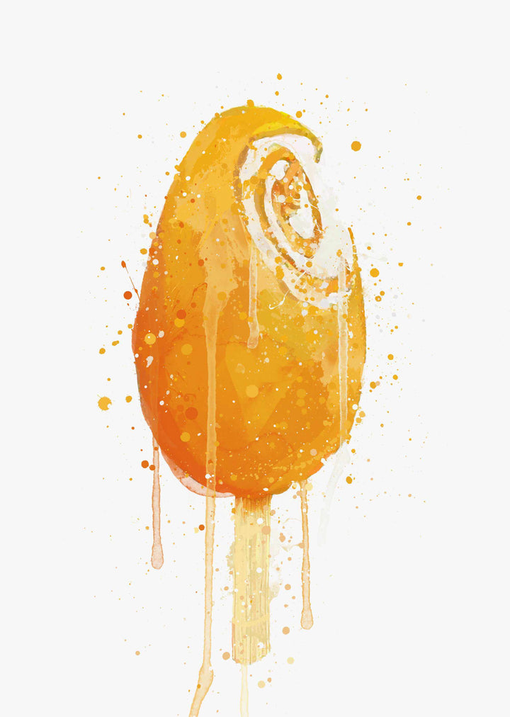 Eiscreme Wandbild 'Sweet Orange'