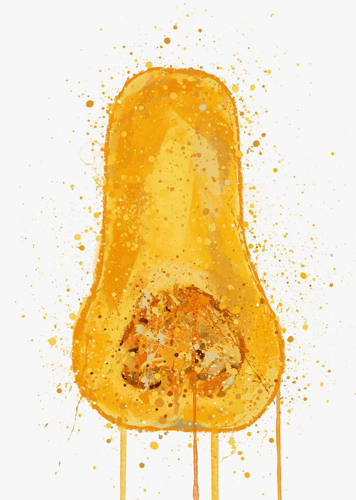 Butternut Squash Fruit Wall Art Print