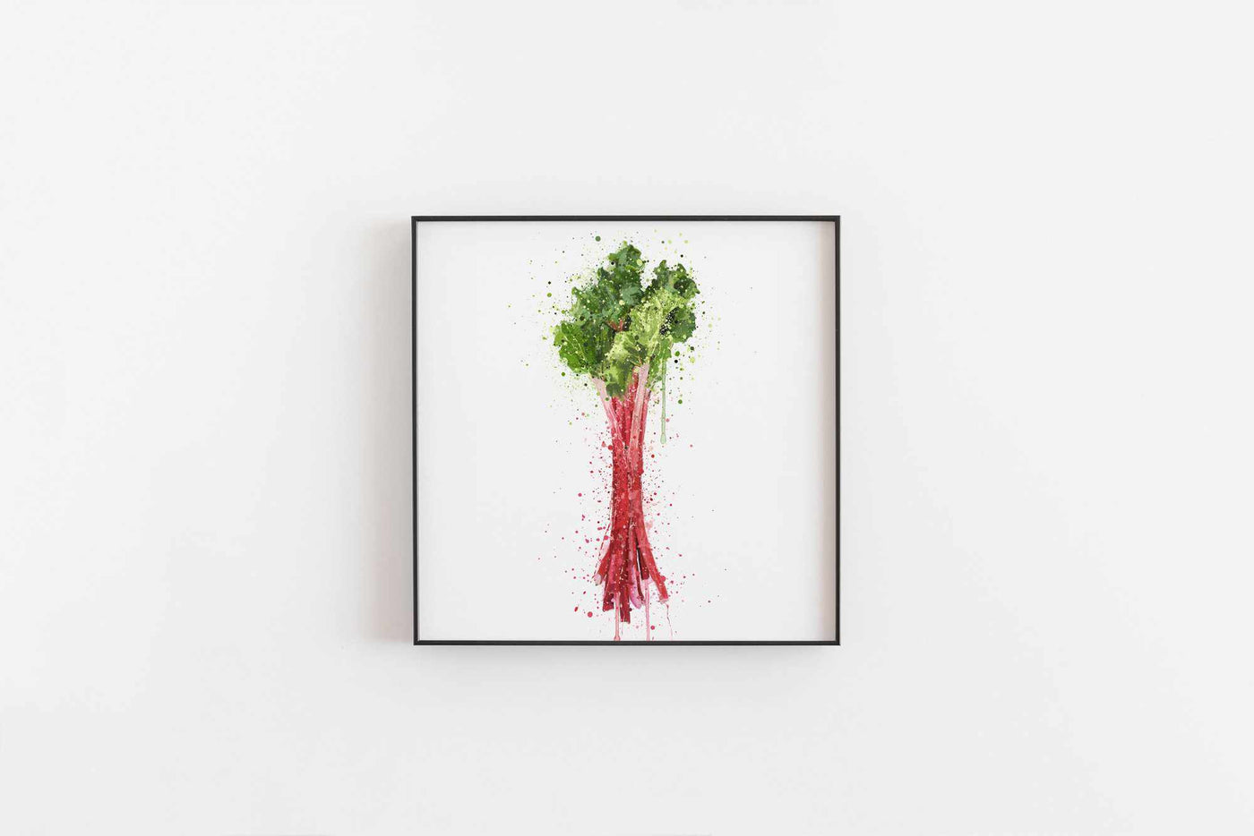 Rhubarb Vegetable Wall Art Print