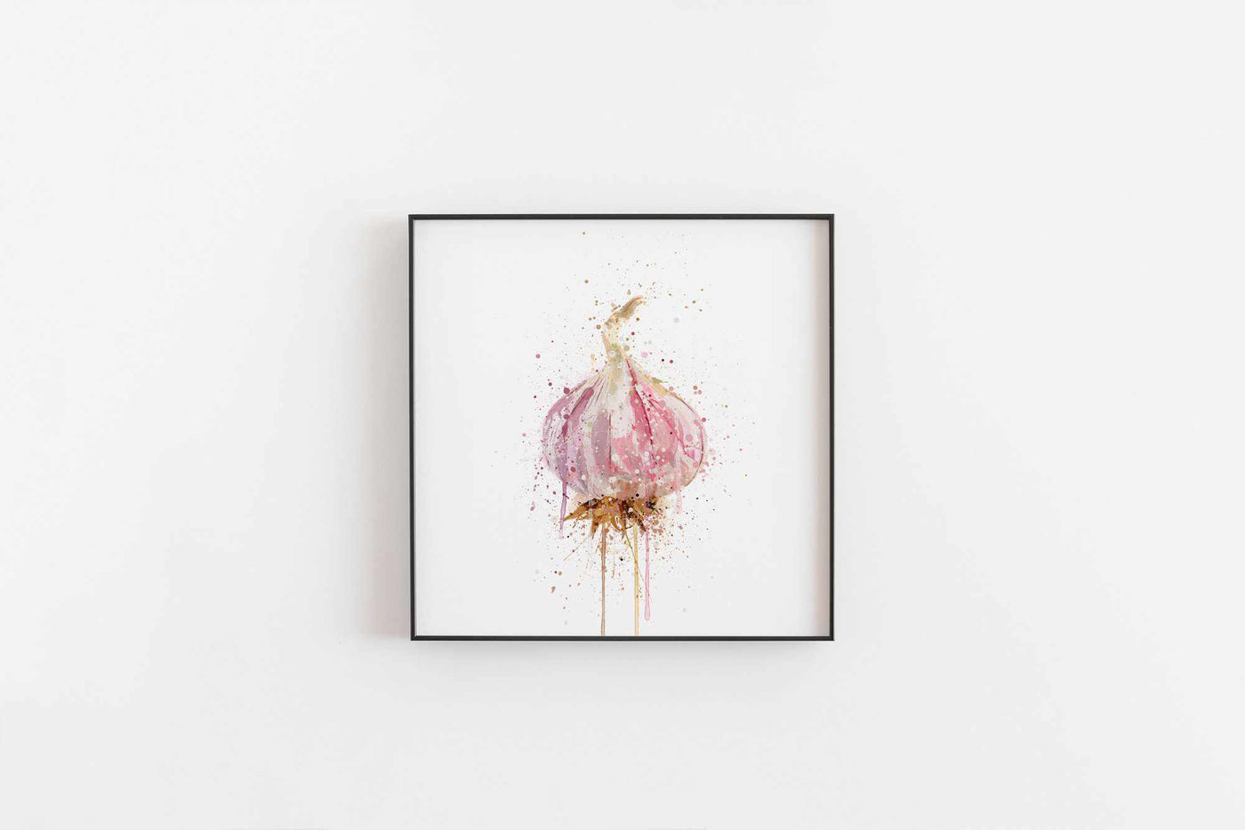 Garlic Bulb Vegetable Wall Art Print